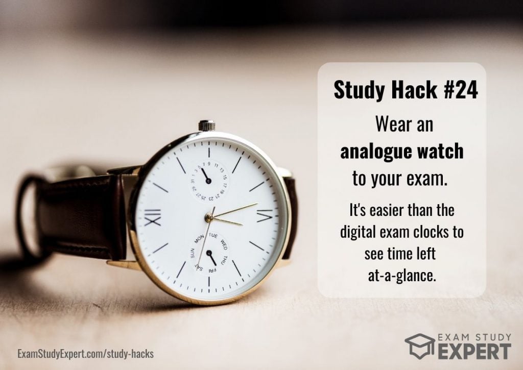 study hacks for exams