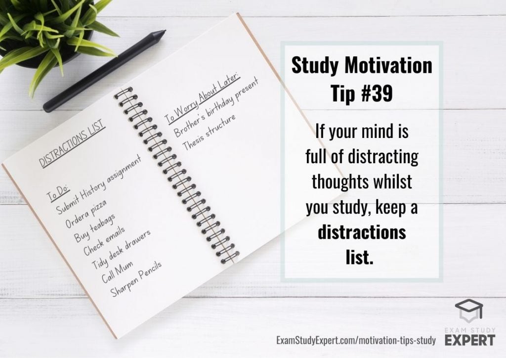 motivational tips for study