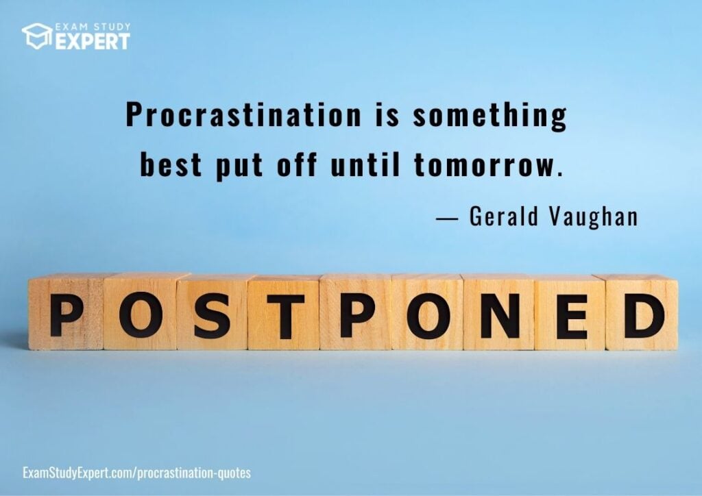 Don't procrastinate quotes