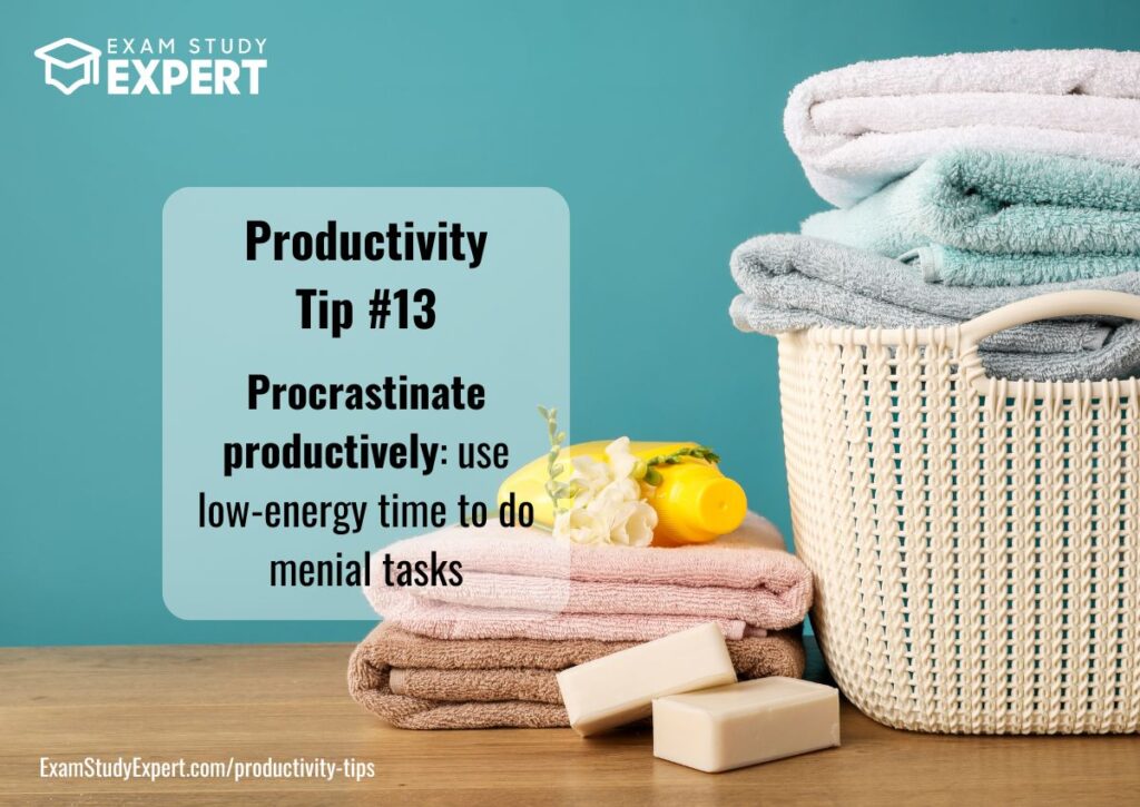 procrastinate productively using this productivity tip